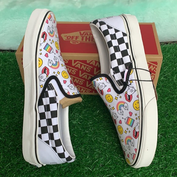 VANS CLASSIC SLIP ON FLOUR SHOP Iconschckrbrd men’ - Picture 6 of 16